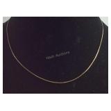 925 Sterling 18" Box link Chain