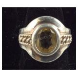 Citrine Bezel Set Ring SIZE 6