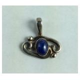 925 Sterling Blue Star Sapphire Pendant