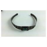 925 Sterling Genuine Turquoise Southwestern Cuff
