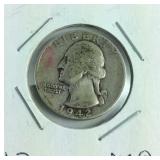 1942 Washington Quarter