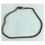 925 Sterling 8" Rope Style Bracelet