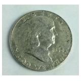 1952 D Franklin Half Dollar