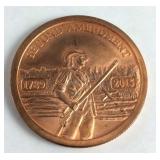 2nd Amendment .999 Copper One Ounce Round