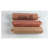 3 Rolls Wheat Pennies