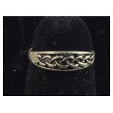925 Sterling Celtic Design Toe Ring Adjustable