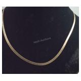 925 Sterling 24" Herringbone Necklace