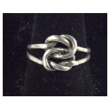925 Sterling Celtic Knot Ring SIZE 7.5