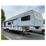1988 Prairie Schooner Fifth Wheel Travel Trailer,