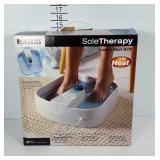 Homedics luxury foot bath in box, powers on