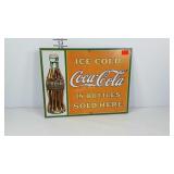 Advertising, Coca-Cola tin sign