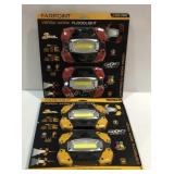 Set of two farpoint versa floor floodlights