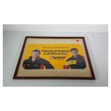Advertising,  Texaco add framed, 27x20