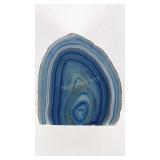 Lovely  blue Geode rock, a out 4 inches tall, 3