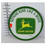 Advertising,  John Deere tin sign