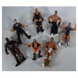 Wrestling figures. 7 total.