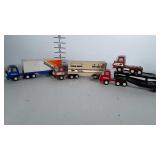 Older TONKA TOY truck lot.