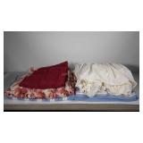 Queen size duvets (3), two shams and a cotton