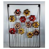 Metal wall hanging sculpture,  20x28
