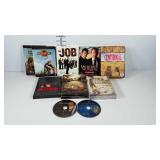 DVDs, boxed sets, including Pulp Fiction, The Job