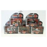 Five MAISTO HARLEY DAVIDSON authentic detailed