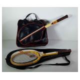 Tennis rackets and cases, includes Chris Evert