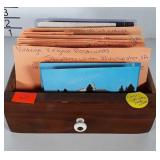 Wooden drawer full of local and (mostly) Virginia