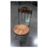 Accent Chair, heavy iron works Folding type.