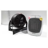 Holmes blizzard fan anf Lasko heater, both power