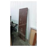Wood type 6ft Folding Table, dusty but good