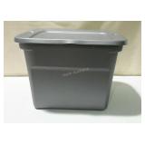 STERILITE 18 gallon tote with lid.