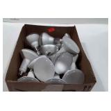 14 LED flood  light bulbs, mixed lumens and