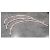 Three pine Arched Trim pieces, 6ft width