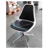 Frank & Son molded seat mid century swivel