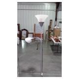 Reading type Floor Lamp, plastic shades,