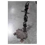 Cast Umbrella Stand. Fancy decor design. Damage