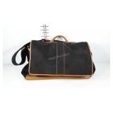 Coach canvas and leather briefcase style bag, not