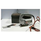 Black & Decker jigsaw with blades and metal