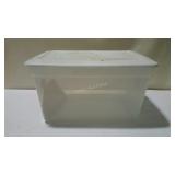STERILITE 58 quart clear tote with lid.