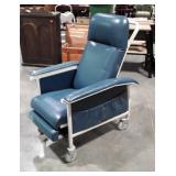 Medline Wheeled Medical Chair, reclines, used