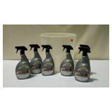 Commercial food service bucket and 6 new spray