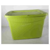 Sterilite storage tote with lid, 18 gallon