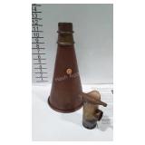 Copper - brass horn Parts valve - horn.  Per