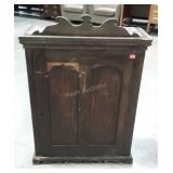 Early Cupboard Hutch Cabinet, single door, wood