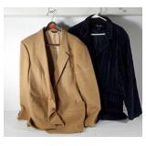 Two ladies blazer jackets, camel hair