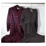 Two Eddie Bauer cotton dresses, size large