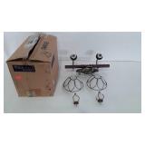 Two light wall fixture, with box
