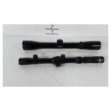 2 Rifle Scopes, Bushnel Sharpshooter 4x. 32