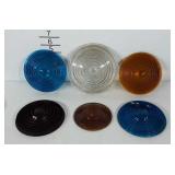 Multi Color/Sized Glass Lenses ( 4 1/2in., 5