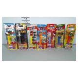 Lot of 7 factory sealed Pez Despensers.
